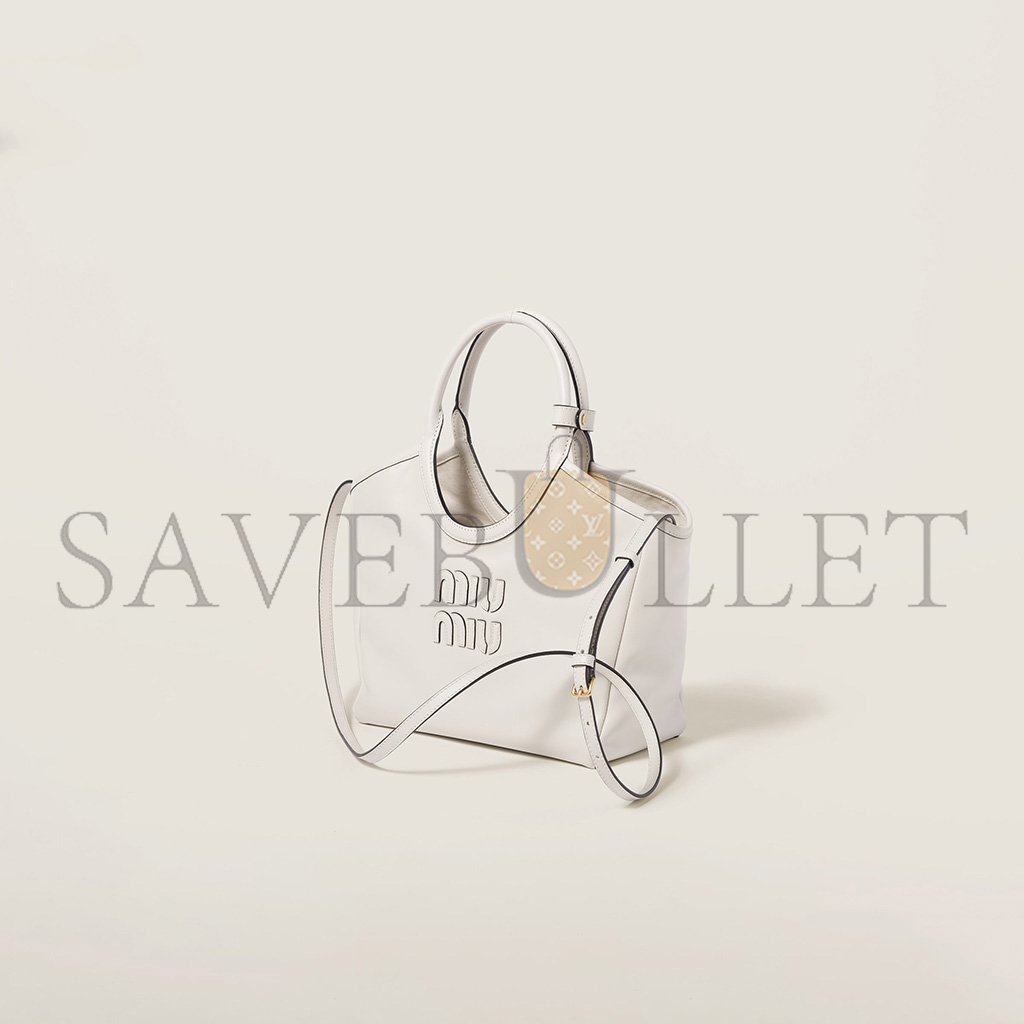 M1v M1v ivy leather handbag 5ba284 (23.5*22*12cm)